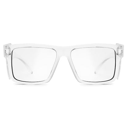UV400 Bluelight Transition Photochromic Safety Glases Anti Scratch and Impact Resistant,Meets ANSI Z87.1 Standard - color: Glossy Clear