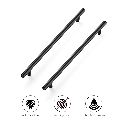 Ravinte 10 Inch Cabinet Handles Matte Black Stainless Steel Kitchen Cupboard Hardware Cabinet Handles 12-1/2"Length,10" Hole Center 10 Pack - size: 12-1/2 Inch（10 Inch Hole Center）