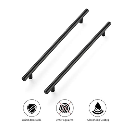 Ravinte 10 Inch Cabinet Handles Matte Black Stainless Steel Kitchen Cupboard Hardware Cabinet Handles 12-1/2"Length,10" Hole Center 10 Pack - size: 12-1/2 Inch（10 Inch Hole Center）