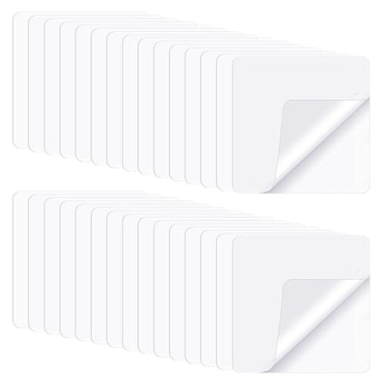 30 Pcs Double Sided Adhesive Pads, 2.4" Waterproof Adhesive for Shower Clear Mounting Square Heavy Duty Wall Adhesives for DIY Craft Home Office Photos Wall Patch