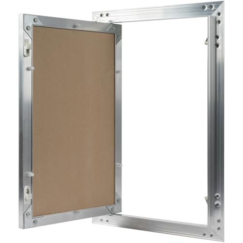 10" x 16" Inch Aluminum Drywall Access Panel - Service Shaft Door - Plumbing, Electricity, Heating, Alarm Wall Inspection hatch for Drywall - Bathroom Service Access Hole Cover - size: 10" X 16"