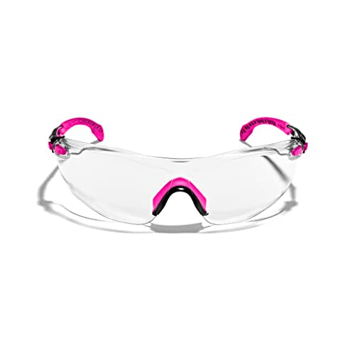 OPTIFENSE™ VS3 Anti Fog, Premium CLEAR/TINTED Safety Glasses, ANSI Z87+ (Click for frame/lens option) - color: Pink