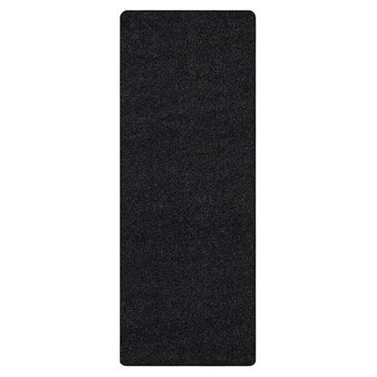 Mohawk Home Utility Runner Floor Mat Black 3' X 8' All Weather Indoor/Outdoor Non Slip Perfect for Garage, Entryway, Porch, and Laundry Room
