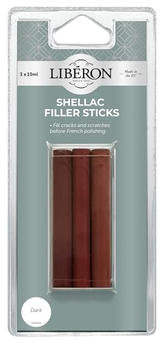 Liberon Shellac Filler Sticks Set of 3 (Dark) - color: Set of 3 (Dark)