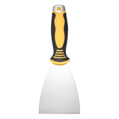 uxcell Putty Knife 3" High Carbon Steel Paint Scraper Flexible Drywall Repair Mud Knife for Removing Cement Wallpaper Mud Adhesive Taping with Metal Hammer End - size: 3"