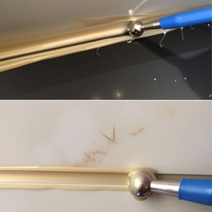 Concrete Countertop Caulking Tool Metal Ball Tile Caulk Finishing Tool Double Steel Pressed Ball Tile Grout Repairing Stick 8 Pack