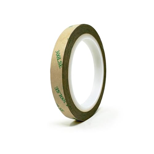 Gizmo Dorks 9495LE Double Sided Tape Roll (1/2 in. x 36 ft.) - Clear 300LSE High Strength Adhesive - Heavy Duty, Waterproof, Heat Resistant Mounting Tape for LED Strips, Automotive & DIY - size: 0.5 in. x 36 ft.