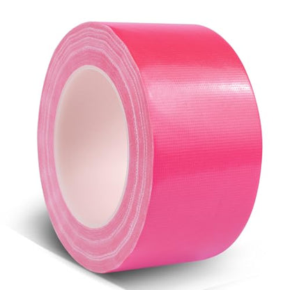 Pink Duct Tape Heavy Duty, 1.88 Inch x 35 Yard Waterproof Strong Adhesive Duct Tape for Indoor Outdoor Repairs Tear by Hand, 1 Roll - color: Pink