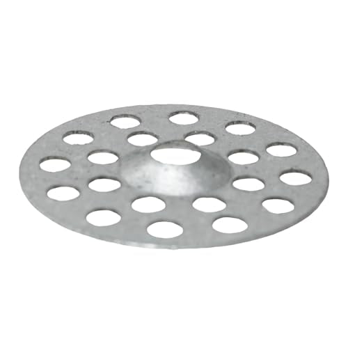 200PCS 1 Inch Plaster Wall Repair Washers Insulation Nail Gaskets Silver Special for Wall Ceiling Drywall Hole Fixing Galvanized Metal Composite Board Fixing Lock Washers