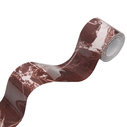 Lilaly 2 inches x 32 feet Wood Grain Repair Tape,Wood Grain Tape,Widely Used for Tables, Doors, Floor and DIY(Purple Red) - color: Purple Red