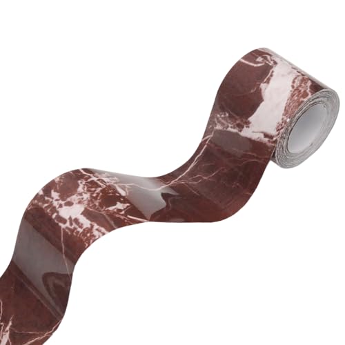 Lilaly 2 inches x 32 feet Wood Grain Repair Tape,Wood Grain Tape,Widely Used for Tables, Doors, Floor and DIY(Purple Red) - color: Purple Red