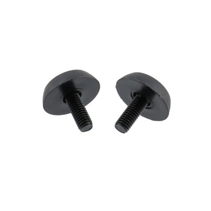 Antrader 12 Pack M6×15mm Furniture Lvelers,Table Leg Levelers,Levelling Foot Screw on Furniture Glides Foot Adjuster Mini Adjustable Feet, 23mm Base Diameter,Black - color: Black, size: M6×15mm