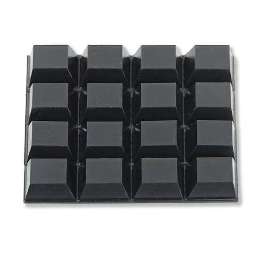 Rubber Feet - Adhesive 16PCS, Black, Stick on, Self Adhesive Bumpers