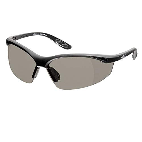 voltX 'Constructor' SAFETY READERS Full Lens Reading Safety Glasses (+1.0 Dioptre, Smoke) ANSI Z87.1+ & CE EN166F, Wraparound Style - Includes Safety Cord with headstop - UV400 anti fog coated lens - color: Smoke, size: +1.0 Dioptre