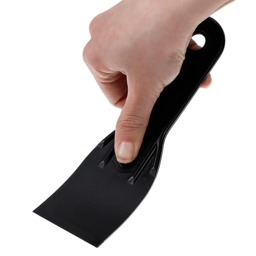 6 Pcs Plastic Putty Knife, 7" x 2" Flexible Paint Scraper Tool, Spackle Knives & Paint Scraper, Putty Knives Set for Drywall Repair, Patching, Plastering, Painting, Caulking, with 50 Disposable Gloves