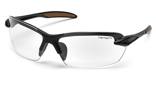 Carhartt unisex-adult Spokane - color: Clear Lens/ Black Frame With Capture Clam Packaging