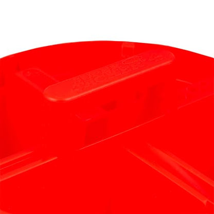Bucket Boss - Super Stacker Small Parts Organizer, Bucket Organization (15054), Red