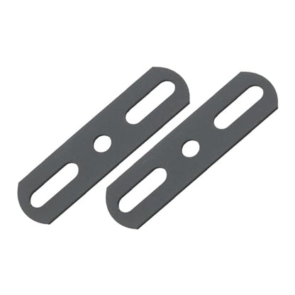 2PCS Black Metal Steel Fixed Bracket Connector Heavy Duty Repair Panel Adjustable Fasteners Furniture Leg Assembly Components