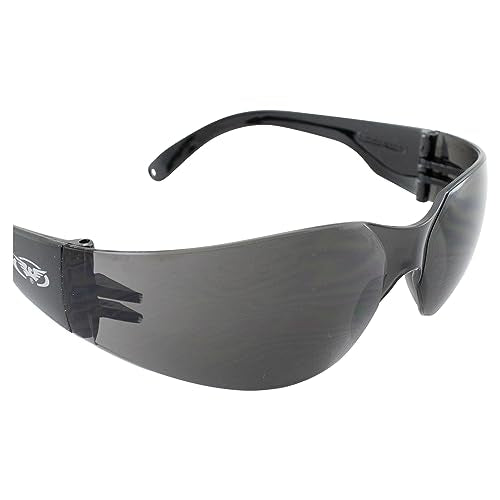 Rider Safety Glasses - color: Black-smoke