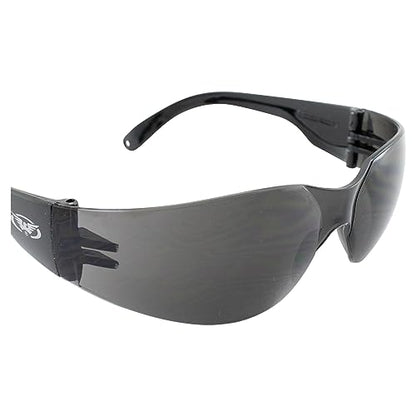 Rider Safety Glasses - color: Black-smoke