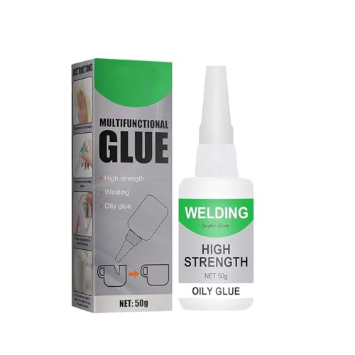 High Strength Welding Oily Glue, 2025 New Universal Glue Super Glue Fast Repair, Multifunctional Oily Welding Super Strong Bonding Magic Glǔe for Tile, Shoes, Glass, Ceramic, Plastic (1PCS) - color: 1PCS