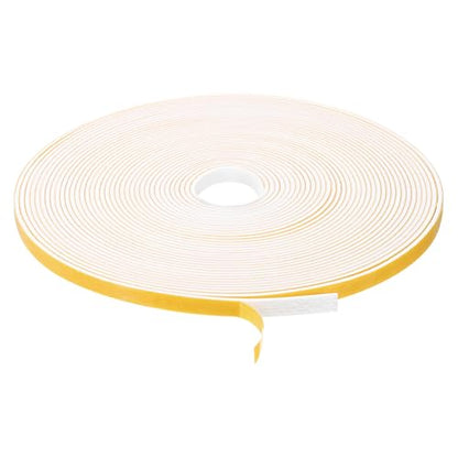 uxcell 1 Roll Foam Weather Stripping, 1/4" Wide X 1/16" Thick X 32.81 Ft Door Seal Strip Adhesive Foam Tape White Insulation Strip for Door Window - size: 1/4"x 1/16"x 32.81 Ft