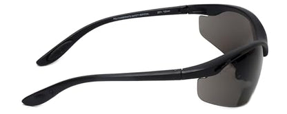 Calabria 91348 Anti Fog Bifocal Reading Safety Glasses Readers +1.50 Grey Mens Womens Wrap Around Eye Protection Protective - color: Smoke Grey