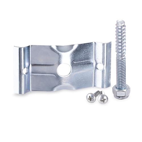 Waddell Furniture Leg Mounting Bracket (1 Count, Corner) | 18G Steel Table Leg Attachment Hardware with Lag Bolt | Compatible with Woodworker Style Furniture Legs and Skirting | DIY Home Improvement - color: Corner Plate