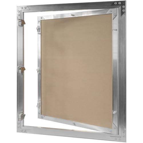 16" x 20" Waterproof Drywall Access Panel, Tileable and Paintable Ceiling and Wall Access Panel for Drywall, Wire Cover for Wall Covering Panels, Push to Open, Flush-Mount Wall Hole Cover - size: 16" X 20"