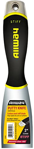 ALLWAY DSX2S Soft Grip Stiff Putty Knife with Hammer End, 2" - style: 2" Stiff Blade