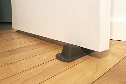 Shepherd Hardware 8933E 8933 Heavy Duty Rubber, Brown, 2 Pack Door Wedge, 2-Pack