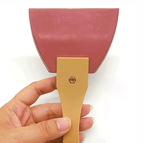 Rubber Putty Knives Home Decor 18x9.7x1.6cm for Triangle Shaped ABS Handle Filmed Paint Scraper Tool Shovel