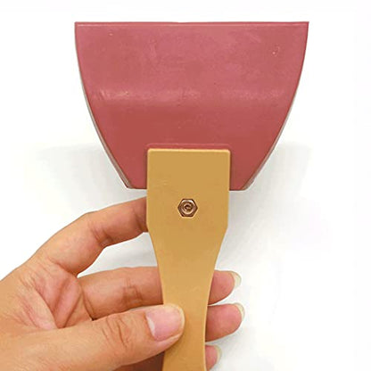 Rubber Putty Knives Home Decor 18x9.7x1.6cm for Triangle Shaped ABS Handle Filmed Paint Scraper Tool Shovel