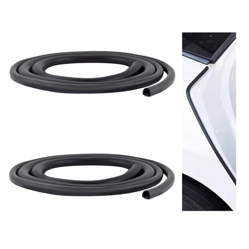 2PCS 3.93Ft Automotive Weather Stripping Door Seal,Thickened Car Door Weather Stripping for Noise & Dust Protection,Self-Adhesive Car Rubber Edge Trim Cars Accessories (C-Pillar) - color: C-Pillar