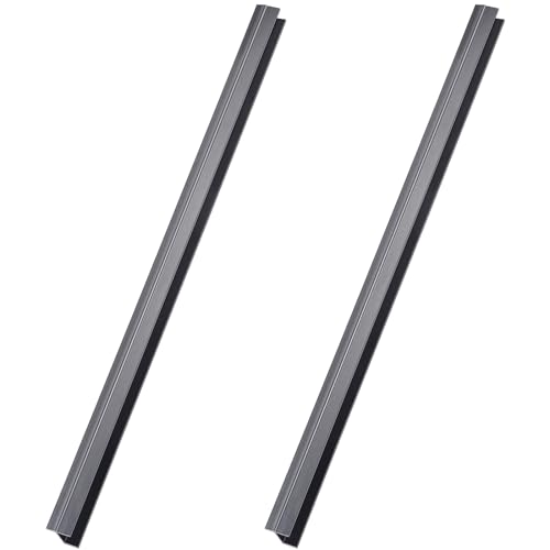 Chinco 2 Pieces PVC Drawer Hanging File Rails Black Cabinet Rails for Hanging 1/2 Drawer Sides Letter Size File Storage Folder Organizer(for 3/4 Inch-wide, 15. 8 Inch) - size: for 3/4 inch-wide, 15.8 Inch