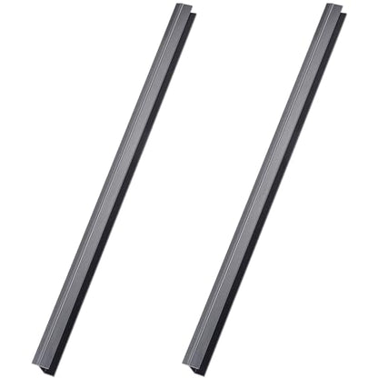 Chinco 2 Pieces PVC Drawer Hanging File Rails Black Cabinet Rails for Hanging 1/2 Drawer Sides Letter Size File Storage Folder Organizer(for 3/4 Inch-wide, 15. 8 Inch) - size: for 3/4 inch-wide, 15.8 Inch