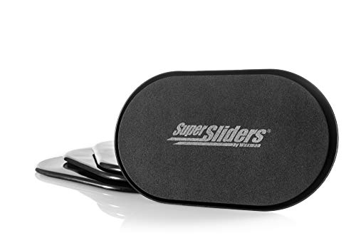 Super Sliders 5-3/4" x 9-1/2" XL Oval Reusable Furniture Sliders for Carpet, Anti-Slip Protective Furniture Moving Pads for Beds, Sofas, Dressers, Set of 4, Black - color: Black, size: For Carpet - Pack of 4