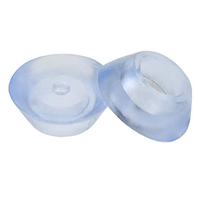 Screw on Feet Pads Clear Round Shape Non-Slip Furniture Floor Pads -Pack of 20 - color: Clear Round a
