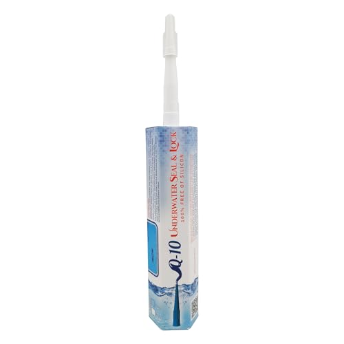 Nano Q10 Underwater Seal & Lock - Leak and Crack Repair Without Emptying The Pool, Reservoir, or Tank. Eco-Friendly Under Water Adhesive, Stays Flexible, Waterproof, and Chlorine Resistant (10.5 Oz) - style: 10.5 oz