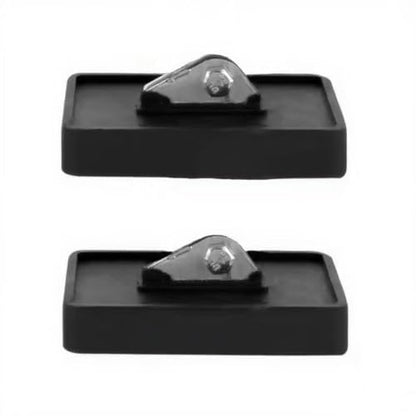 Extension Ladder Replacement Shoe Kit, Extension Ladder Feet Foot Pads Cover, Ladder Accessories Parts (Black) - color: Black