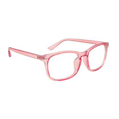 Blue Light Glasses Woman Blue Light Blocking Glasses Mens Blue Light Glasses for Girls Computer Gaming - color: Pink, size: 1pc