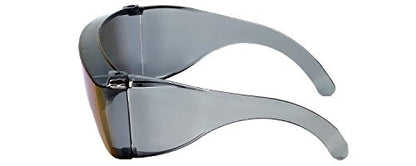 Calabria 3000 Fitover Safety Glasses with Uni-Lens – [Blue] Wrap Around Eye Protection | Anti-Fog Scratch Resistant | Protective Eyewear - color: Blue