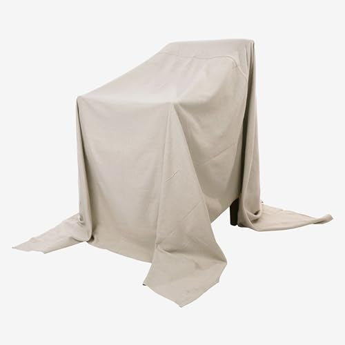 EZ Drop Painter's Large Canvas Fabric Drop Cloth for Painting (12 ft. x 15 ft.) - size: 12 ft. x 15 ft.