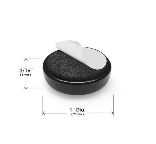Slipstick GorillaGlides Kitchen Appliance Sliders (16 x 1” Round Glides) Self Adhesive Countertop Appliance Sliders Provide Easy Sliding and Saves Space on Counters - size: 1 Inch Appliance Sliders - 16 Pack