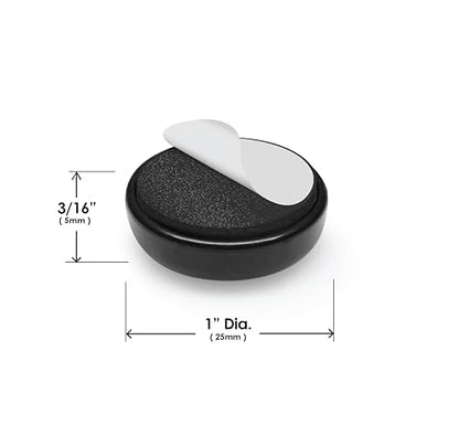 Slipstick GorillaGlides Kitchen Appliance Sliders (16 x 1” Round Glides) Self Adhesive Countertop Appliance Sliders Provide Easy Sliding and Saves Space on Counters - size: 1 Inch Appliance Sliders - 16 Pack
