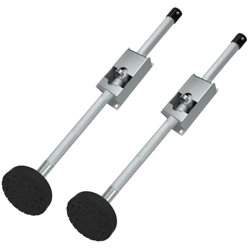 Ladder Leveler Non-Slip Rubber Leg Stabilizer, Adjustable Ladder Leg Level, Maximum Load Capacity 550 lbs, Fits Indoor and Outdoor Stairs and All Surfaces, Fittings 1 Pair (20 Inch) - size: 50CM*1 PAIR