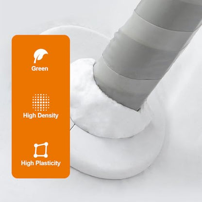 New Type White Waterproof Sealant Mastic, Waterproof Repair Sealing Clay, Hole Filler Putty for Walls, Quick Mending Mud for Drain Connection, Wall Hole, 30g Air Conditioning Hole (3)