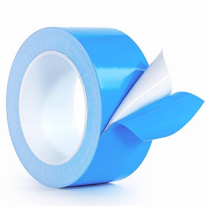 Double Sided Tape Heavy Duty 2 inch x 50FT Thermal Adhesive Tape Insulation/ High Temp Resistant Two Sides Super Sticky Fabric Tape for Mount Heatsink, DIY Crafts Make, Fixed Carpet, Woodworking Item - size: 2inch x 50 Feet