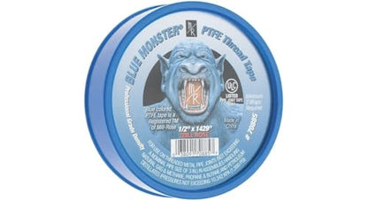LS Larsen Strings Mill Rose Blue Monster Blue 1429 in. L x 1/2 in. W Thread Seal Tape