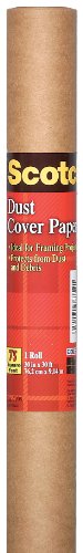 Scotch Dust Cover Paper, 1 Roll, 30 in x 30 ft, Protect Artwork from Dust and Debris (7999-ESF)